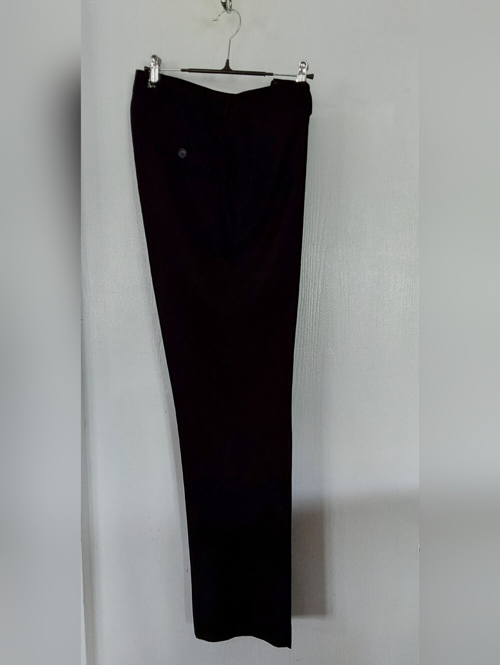 BILLY LONDON SLIM-FIT BLACK DRESS SLACKS  32Wx32L